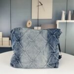 Chanel 22 Handbag Washed Denim Blue 41cm AS3261 B10439 NM981 - Image 8