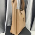 Saint Laurent Le 5 À 7 Soft Small Hobo Bag Brown 27Cm - Image 2