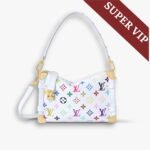 Super Vip 1:1 – Louis Vuitton x Murakami Side Trunk MM Bag White 23Cm M14046