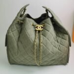 Chanel 25 Small Handbag Suede Grey 26Cm AS5293 B18799 NACAA - Image 2