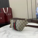 Super Vip 1:1 – Gucci Ophidia Small Belt Bag Beige And Dark Brown 30Cm ‎‎‎839106 FAEOF 9745 - Image 3
