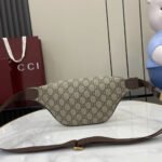 Super Vip 1:1 – Gucci Ophidia Small Belt Bag Beige And Dark Brown 30Cm ‎‎‎839106 FAEOF 9745 - Image 5