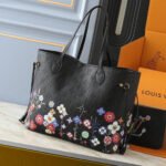 Louis Vuitton X Takashi Murakami Neverfull MM Black 31cm M13675 - Image 3