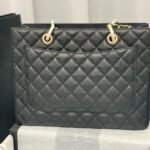 Chanel Grand Shopping Tote Black 33cm - Image 3