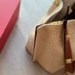 Valentino Garavani Medium Straw Summer Tote Beige 38cm 2W0B0K39YCE D84 - Image 7