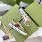 Gucci Tennis 1977 Sneaker Beige Abony 606111 HVK20 9766 - Image 3