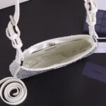 Prada Cleo With Crystals Light White 22Cm - Image 6