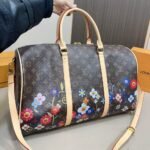 Louis Vuitton X Takashi Murakami Keepall Bandouliere Brown 45cm M14182 - Image 3