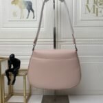 Prada Cleo Brushed Leather Pink 22 Cm - Image 3