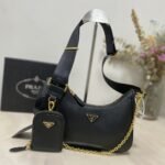 Prada Re Edition 2005 Saffiano Black 22Cm - Image 2