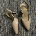 Christian Louboutin Apostropha Sling 80 Beige 1240830N295 - Image 3