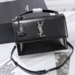 Saint Laurent Sunset Medium Mirror Effect Black 25Cm - Image 2