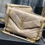 Saint Laurent Puffer Medium Beige 35Cm - Image 4