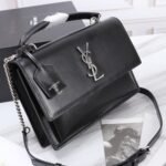 Saint Laurent Sunset Medium Mirror Effect Black 25Cm - Image 4